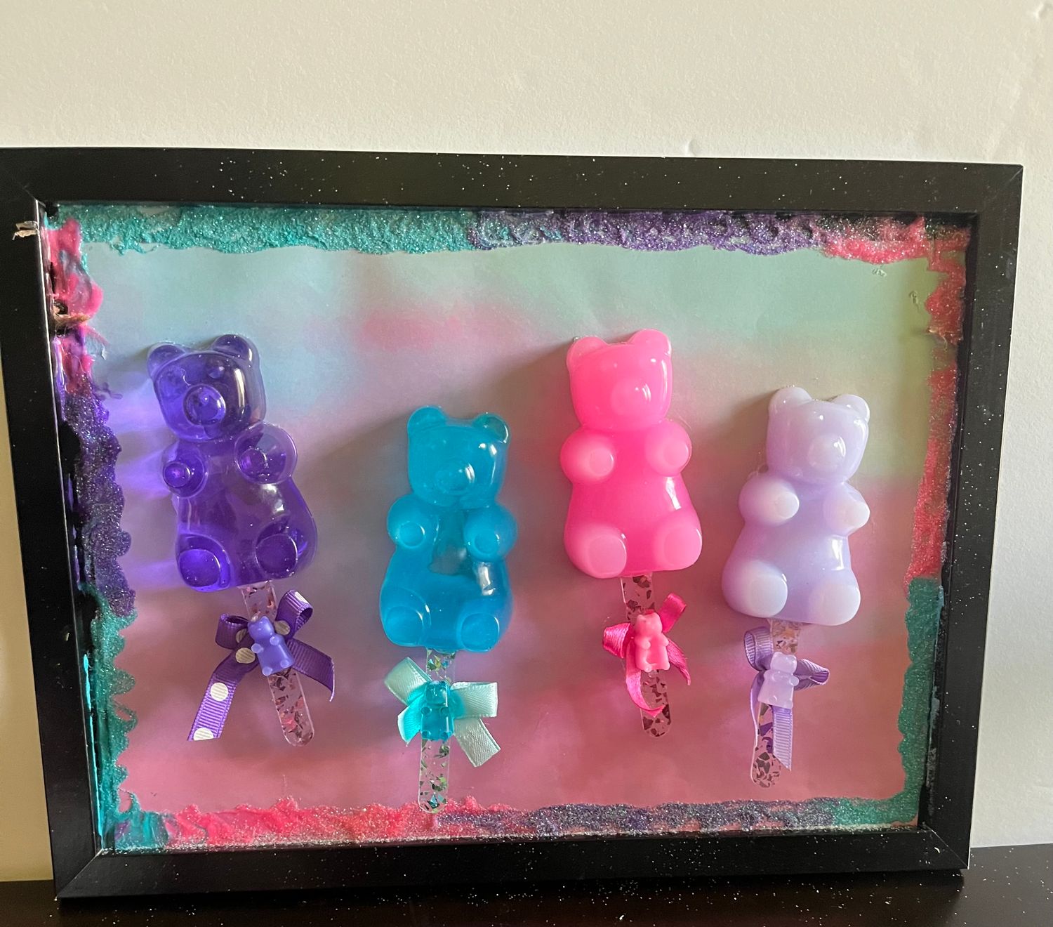 Fake Bake Gummy Bear Wall Art