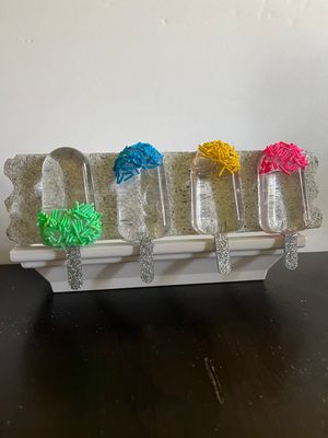 Fake Bake popsicle wall art