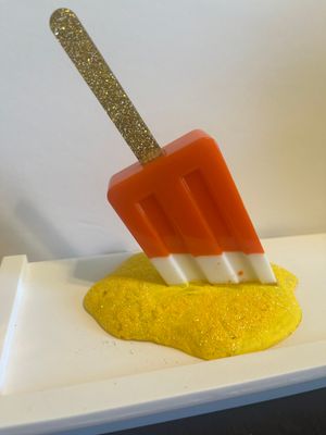 Fake Bake Melted Popsicle #orange #candy corn theme