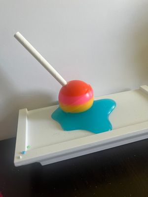 Fake Bake Melted Lollipop