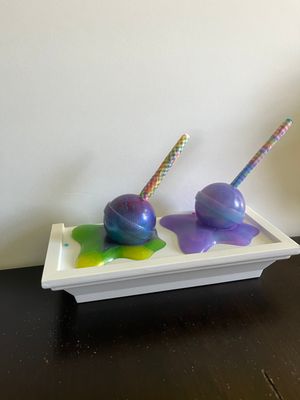 Fake Bake Melted Lollipop