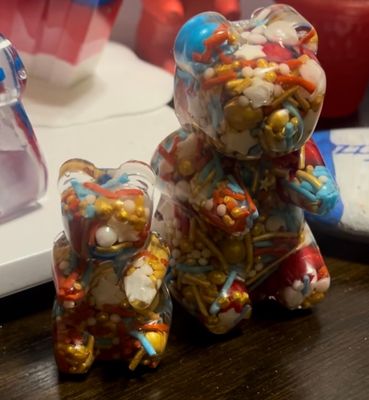 Patriotic Fake Bake Gummy Bear set.