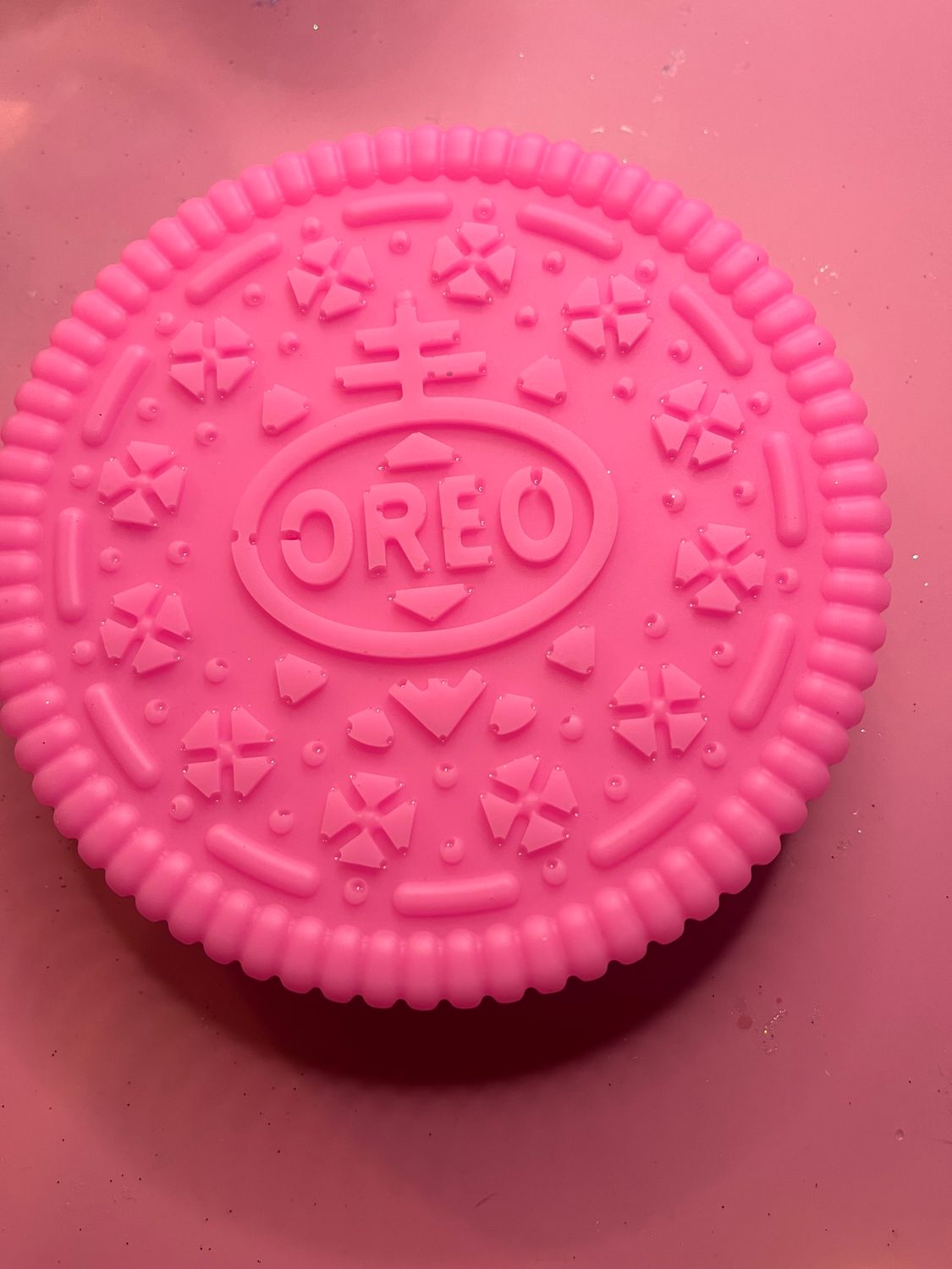 Pink Oreo 2 sided w/ cream