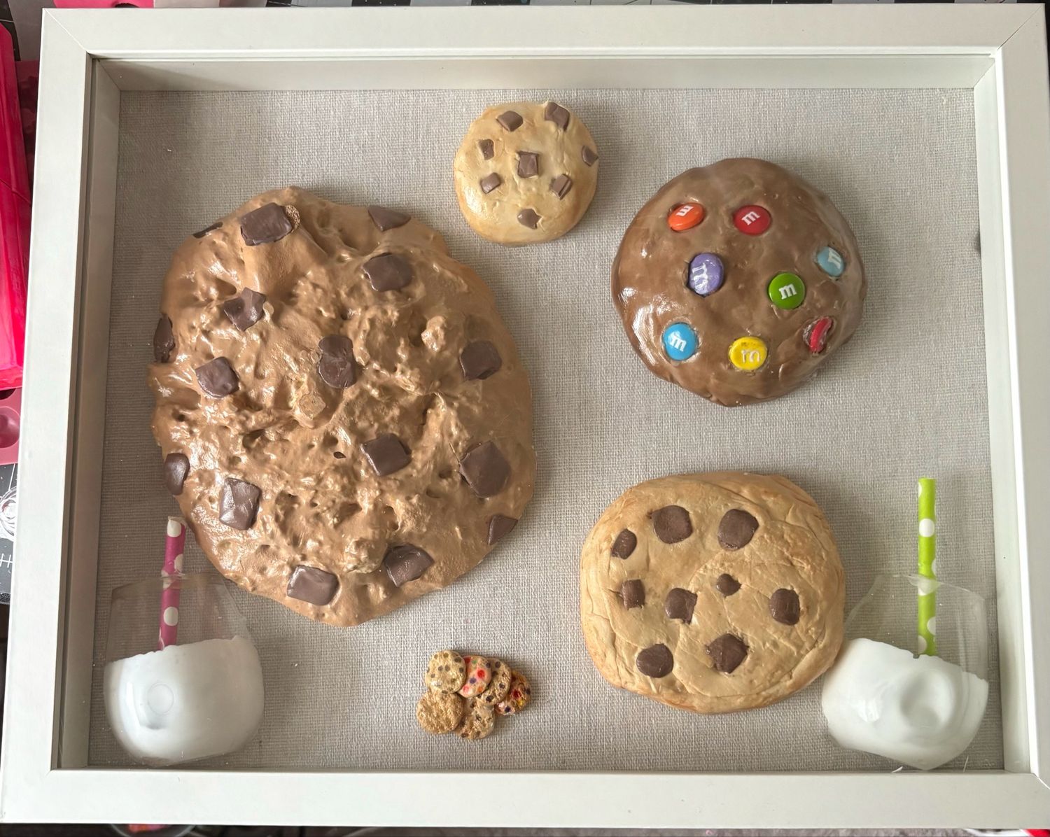 Cookies &amp; Milk Shadow Box