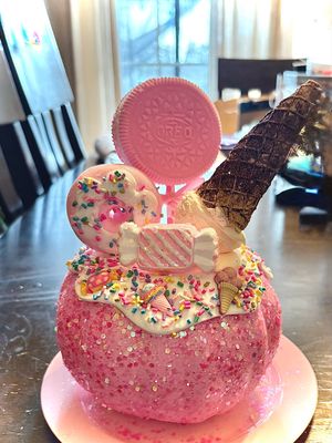 Fake Fun Birthday Cake