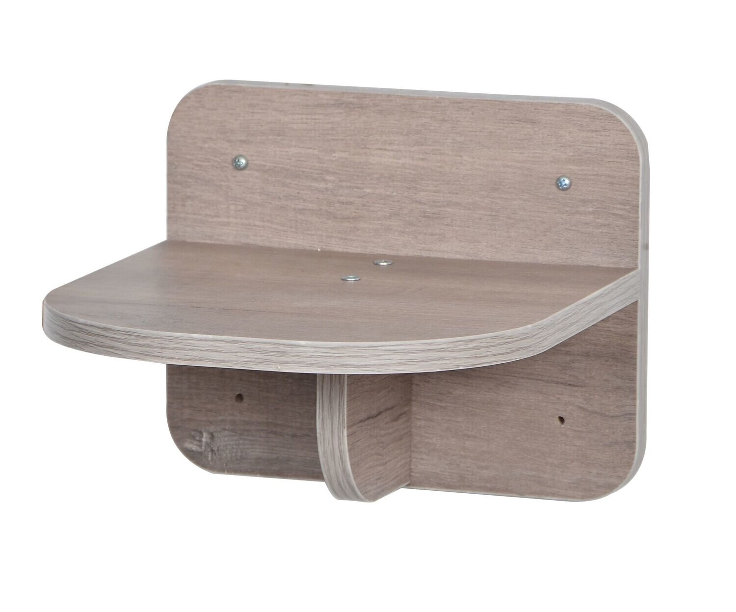 Bud-Z Wall Mounted Cat Tree Shelf Grey