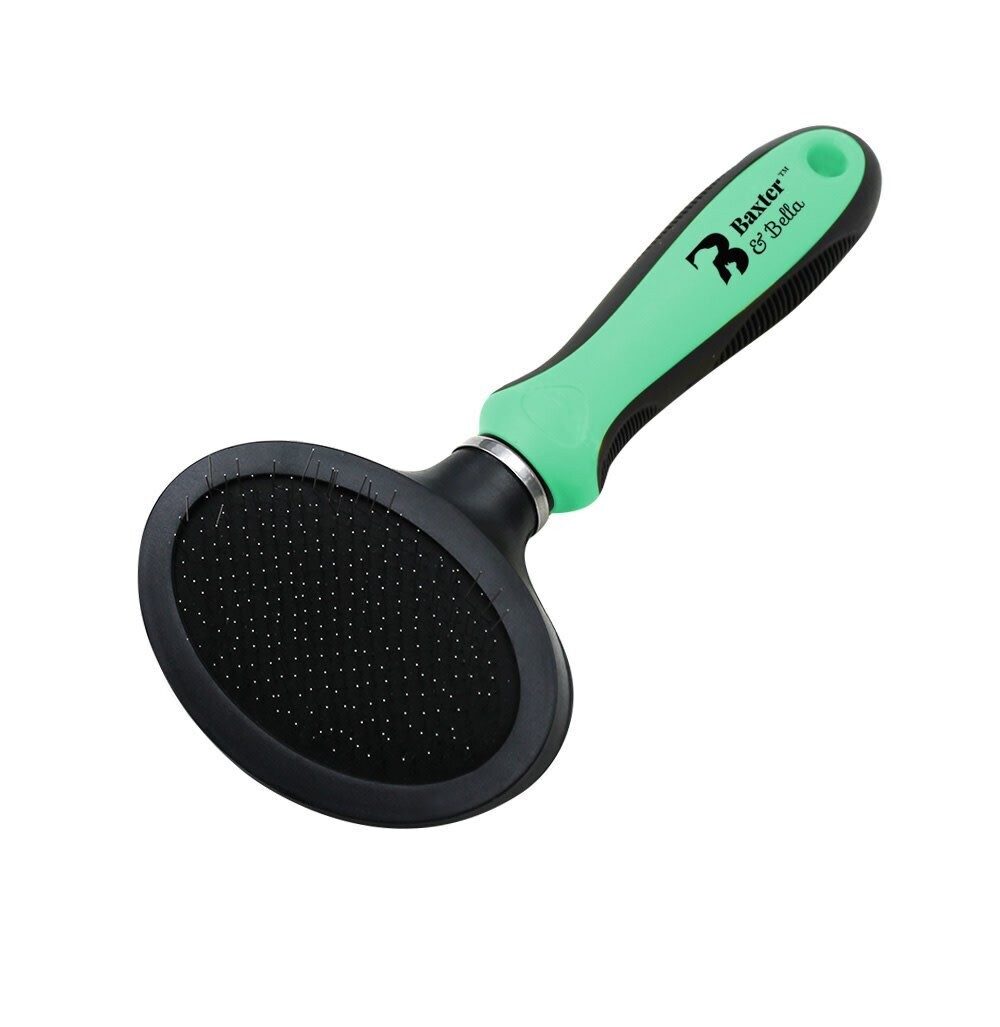 Baxter &amp; Bella Oval Head Slicker Brush for Cats