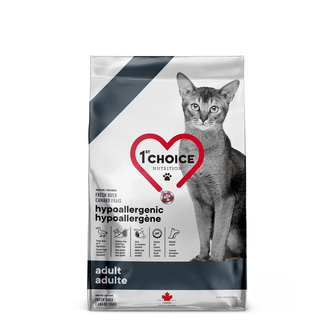 1st Choice Hypoallergenic Grain Free Duck - Cat 4lb