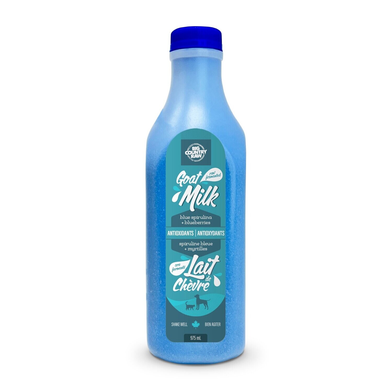 Big Country Raw Goat Milk - Antioxidants (Blue) 975 ml