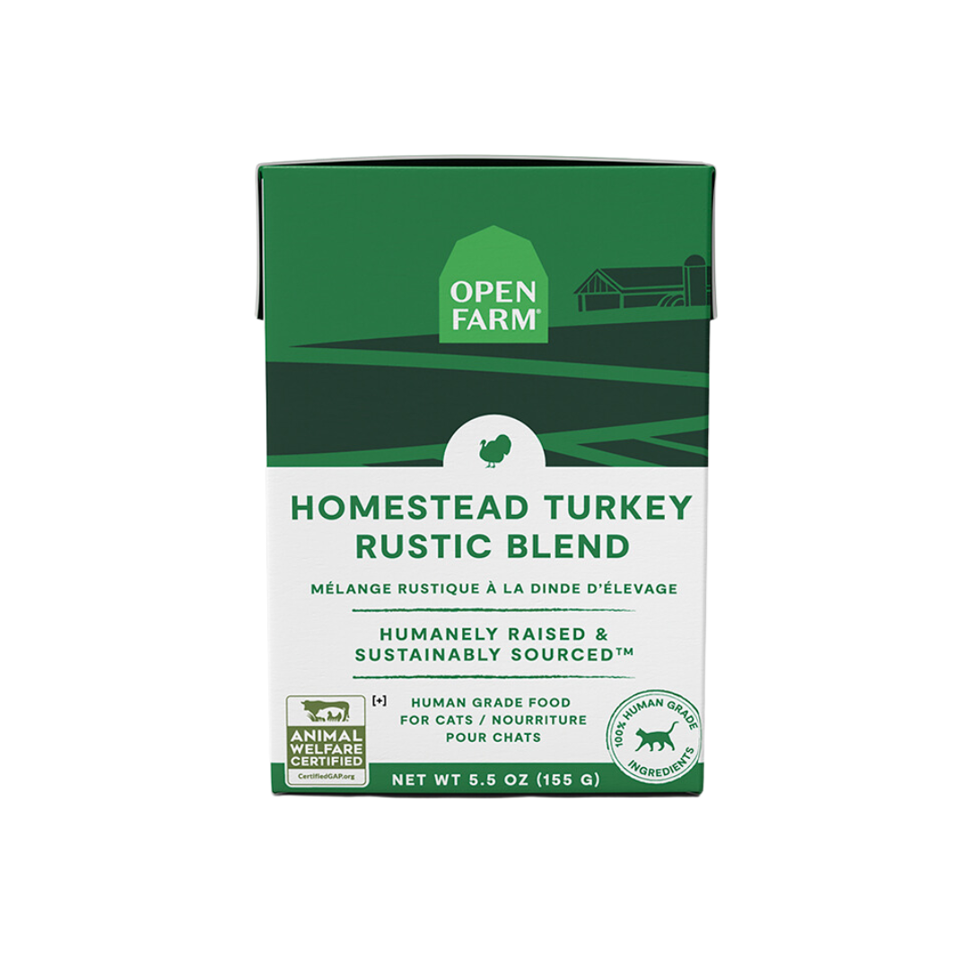 Open Farm Homestead Turkey Rustic Blend Cat Food 5.5oz