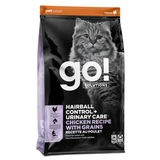 Go! Solutions Hairball Control + Urinary Care Chicken Recipe with Grains Cat Food 3lb