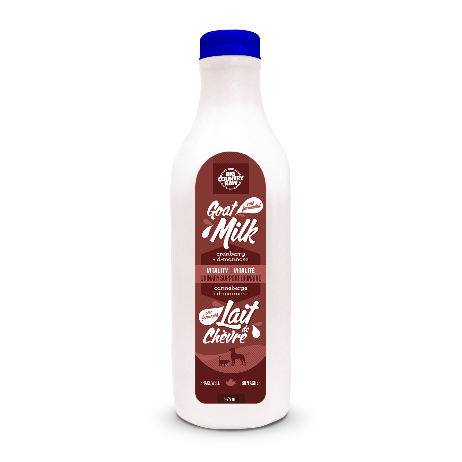 Big Country Raw Goat Milk - Vitality (Cranberry) 975 ml