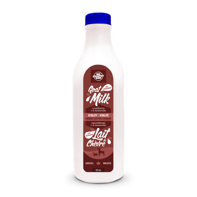 Big Country Raw Goat Milk - Vitality (Cranberry) 975 ml