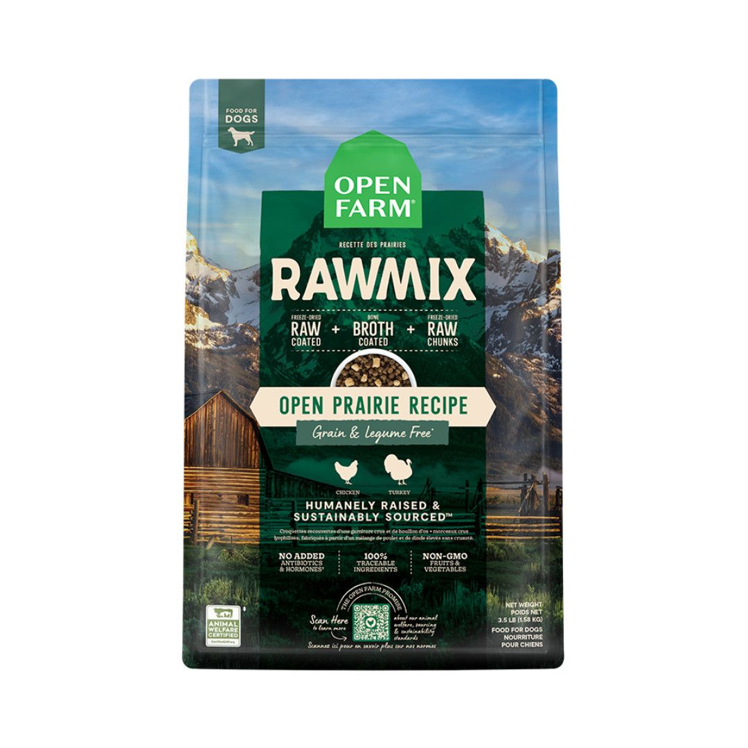 Open Farm RawMix Grain &amp; Legume Free Open Prairie Dog Food