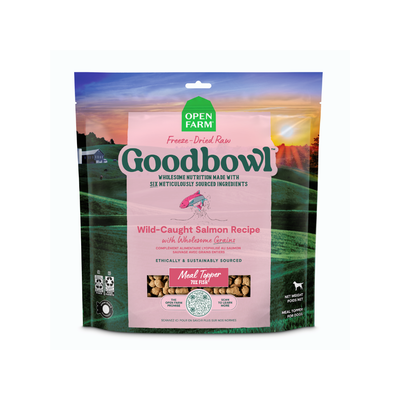 Open Farm Goodbowl Wild-Caught Salmon Freeze-Dried Raw Dog Food 8oz