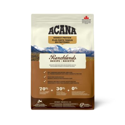 Acana Highest Protein Ranchlands Recipe Dog Food