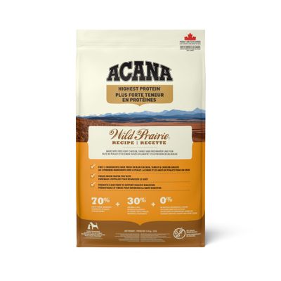 Acana Highest Protein Wild Prairie Recipe Dog Food, Size: 25 lb