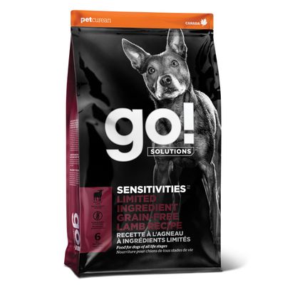 Go! Solutions Sensitivities Limited Ingredient Grain Free Lamb recipe for dogs