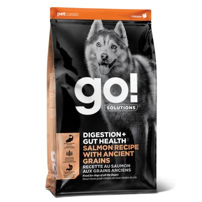 Go! Solutions Digestion + Gut Health Salmon Recipe with Ancient Grains for dogs