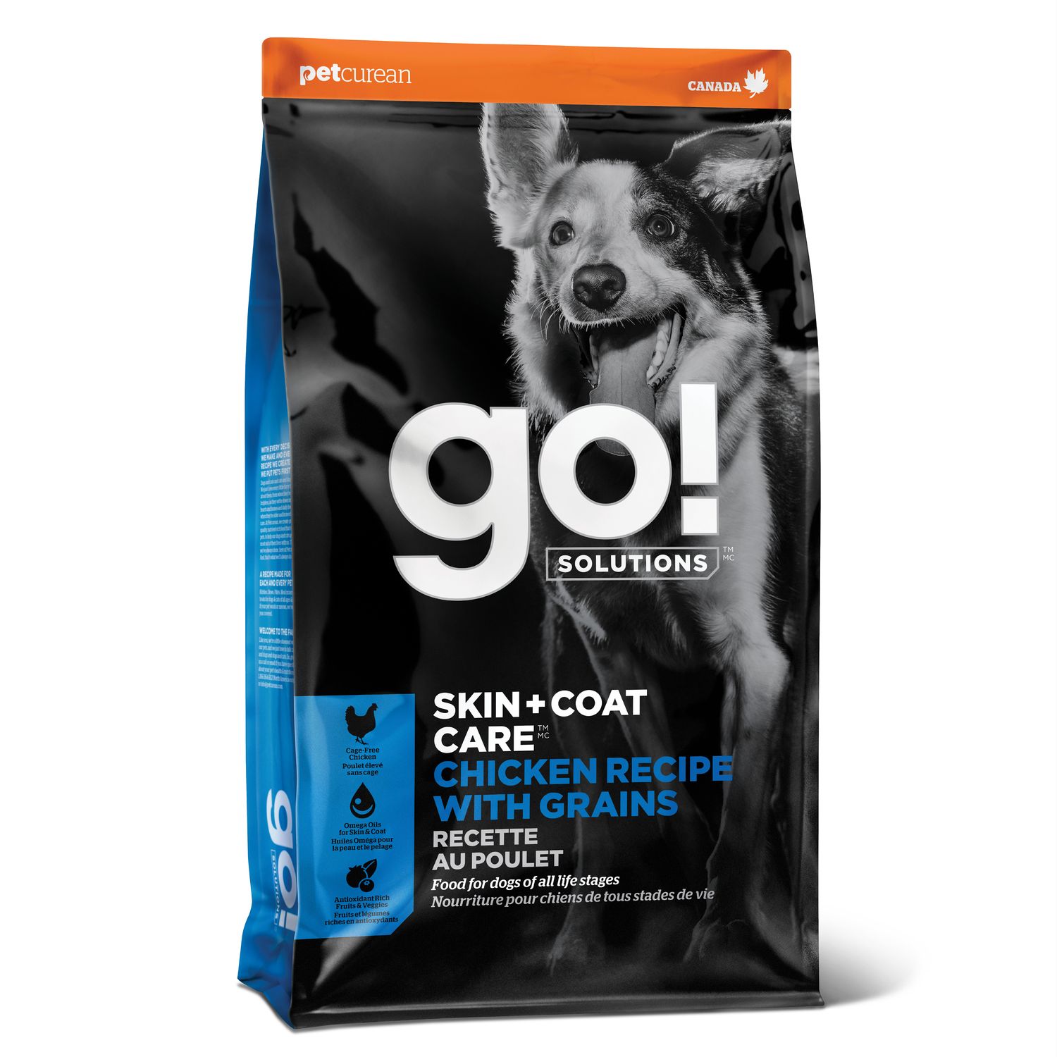 Go! Solutions Skin + Coat Care Chicken Recipe With Grains for dogs