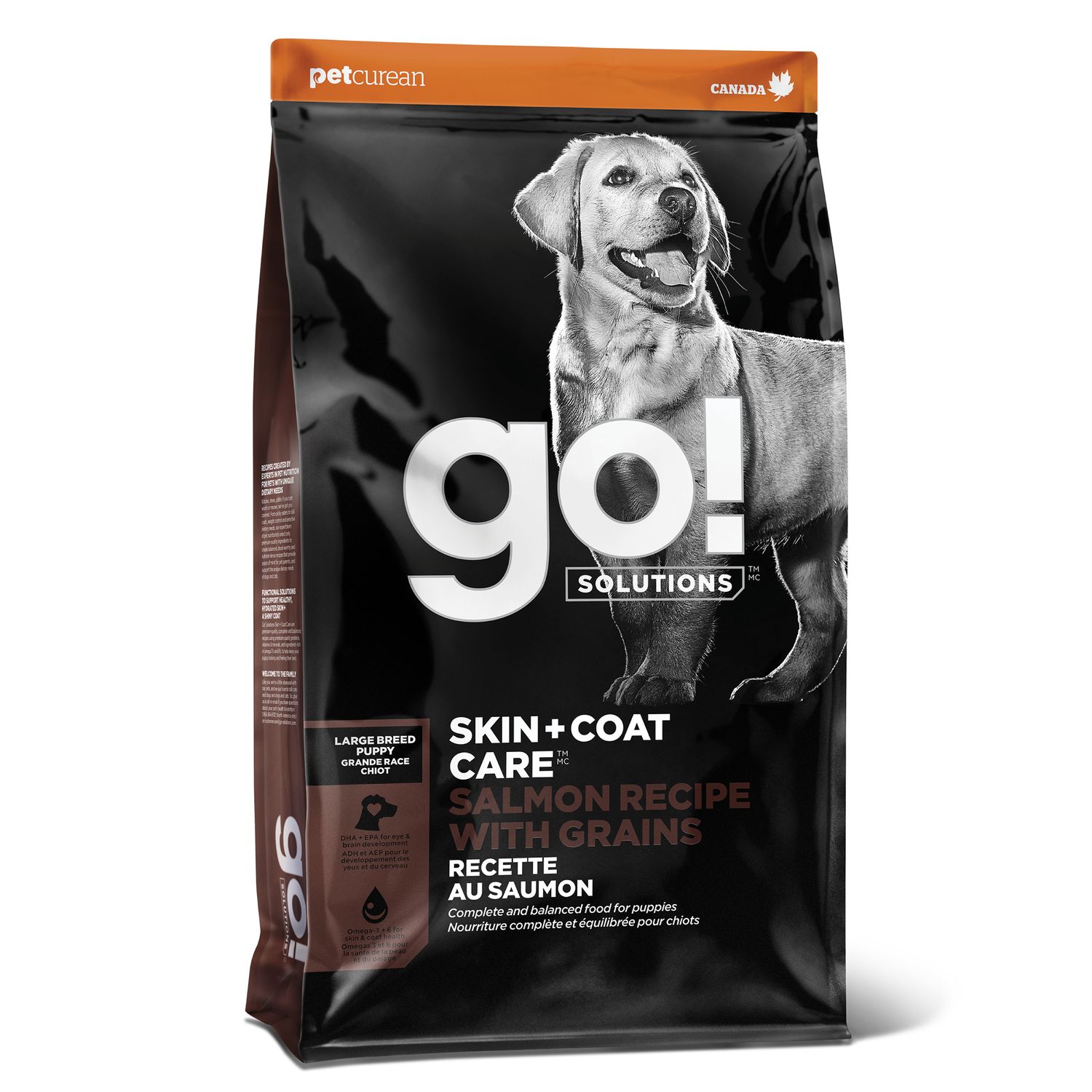 Go! Solutions Skin + Coat Care Large Breed Puppy Salmon Recipe With Grains for dogs