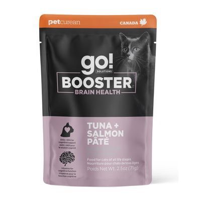 Go! Booster Brain Health Tuna + Salmon Pâté for cats 2.5oz
