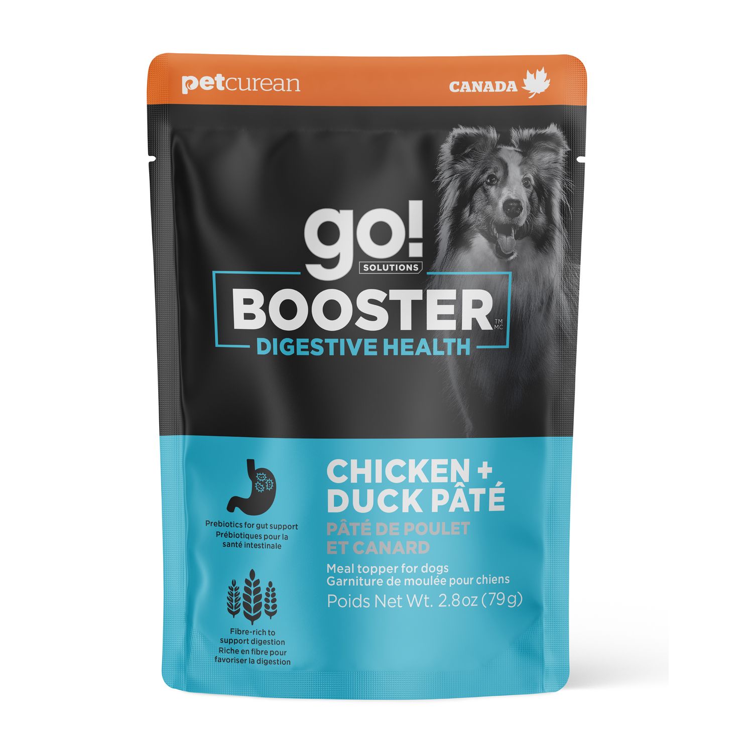 Go! Booster Digestive Health Chicken + Duck Pâté for dogs 2.8oz