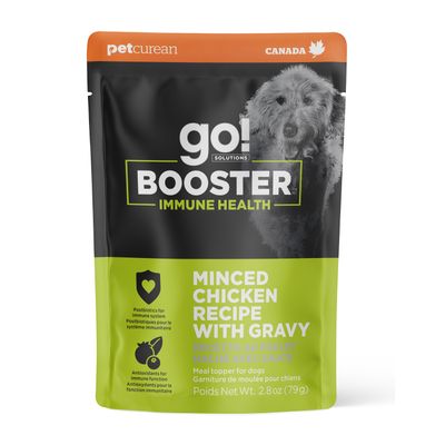 Go! Booster Immune Health Minced Chicken with gravy for dogs 2.8oz