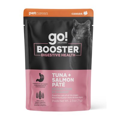 Go! Booster Digestive Health Tuna + Salmon Pate for cats 2.5oz