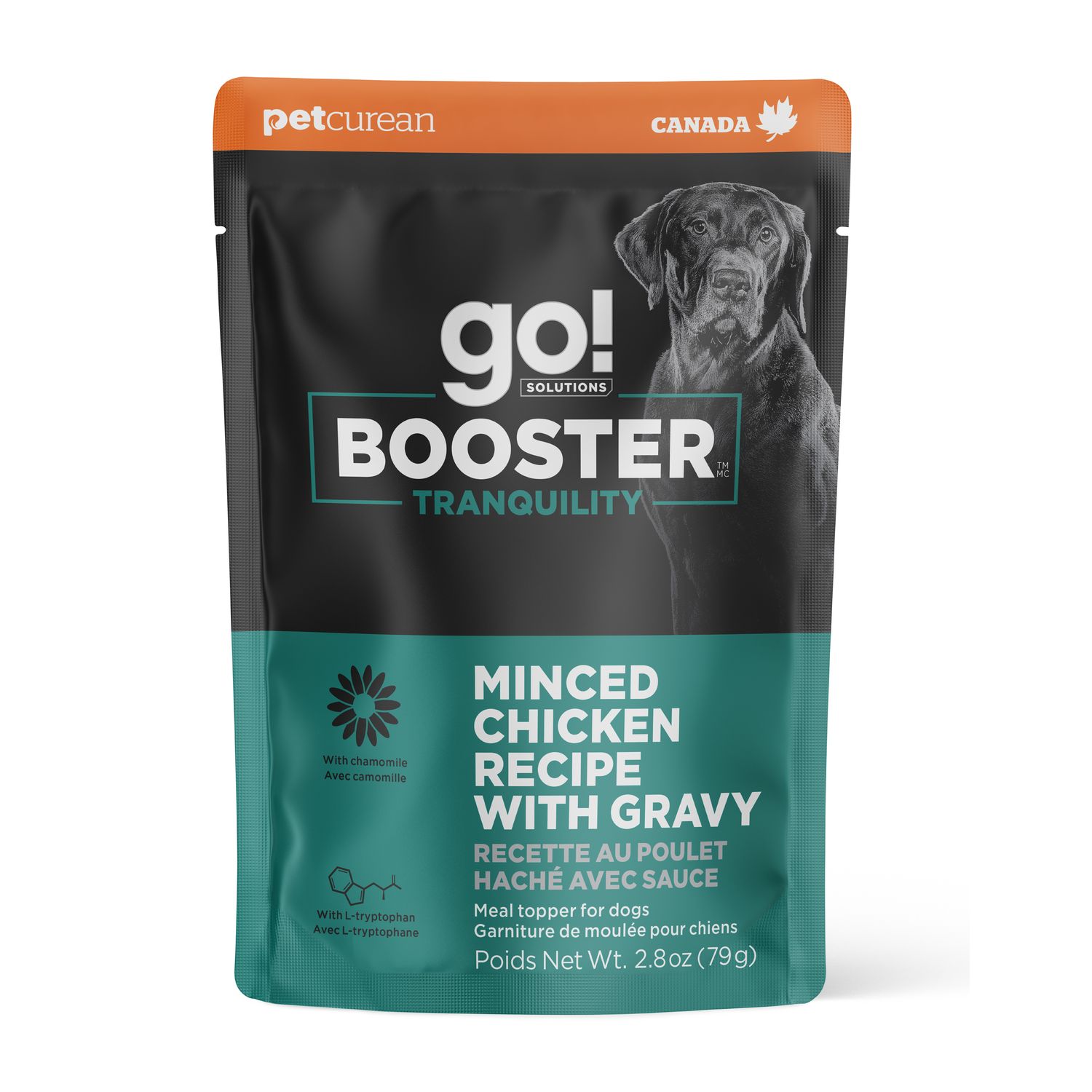 Go! Booster Tranquility Minced Chicken with gravy for dogs 2.8oz