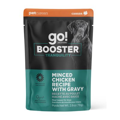 Go! Booster Tranquility Minced Chicken with gravy for dogs 2.8oz