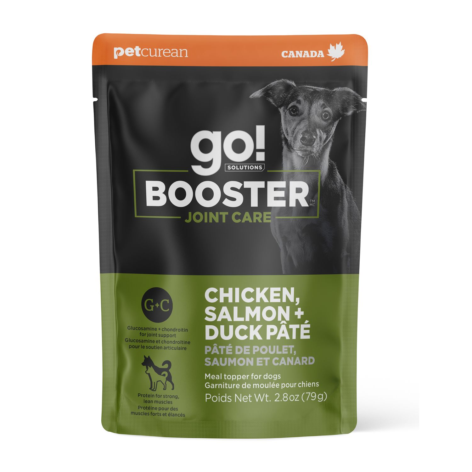 Go! Booster Joint Care Chicken, Salmon+ Duck Pâté for dogs 2.8oz