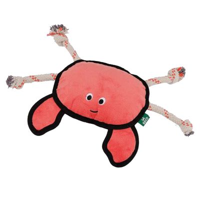 Beco Recycled Rough &amp; Tough Cora The Crab Dog Toy