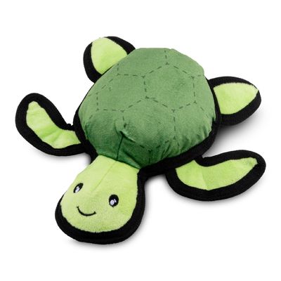 Beco Recycled Rough &amp; Tough Tommy the Turtle Dog Toy