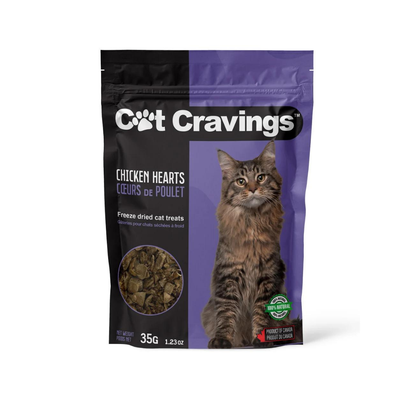 Cat Cravings Freeze-Dried Chicken Hearts 35g