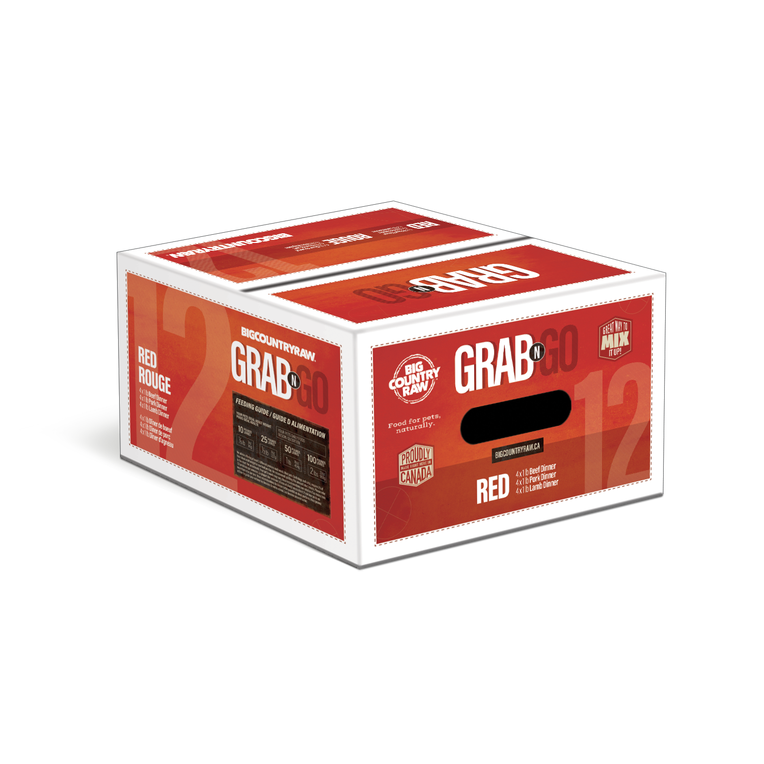 Big Country Raw Grab N Go 12 - Red