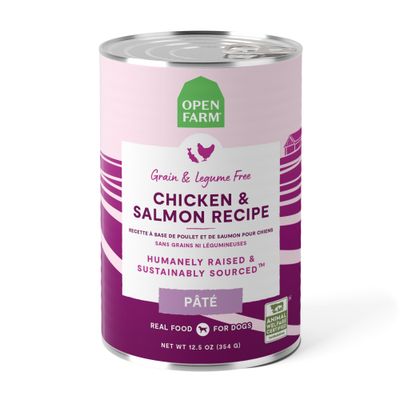 Open Farm Chicken &amp; Salmon Pâté for Dogs 12.5oz