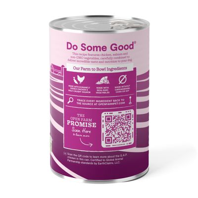 Open Farm Pâté Chicken &amp; Salmon Recipe for Dogs 12.5oz