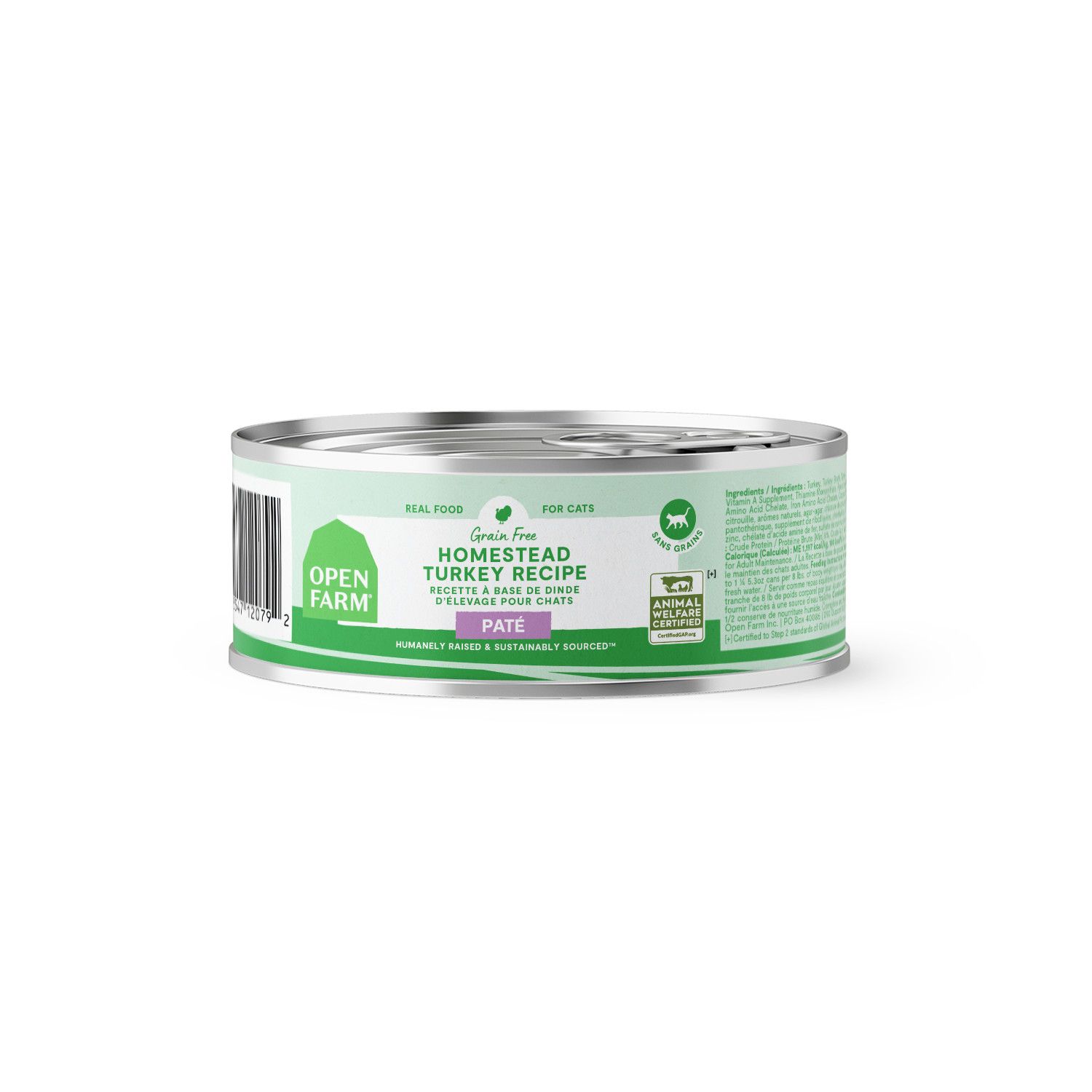 Open Farm Pâté for Cats Homestead Turkey Recipe