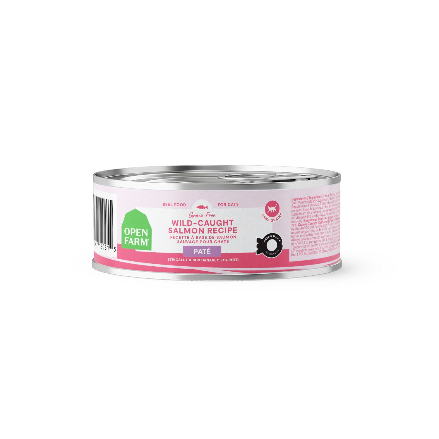 Open Farm Pâté for Cats Wild-Caught Salmon Recipe  