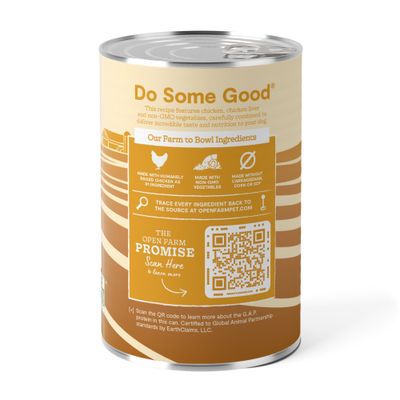 Open Farm Pâté Harvest Chicken Recipe for Dogs 12.5oz