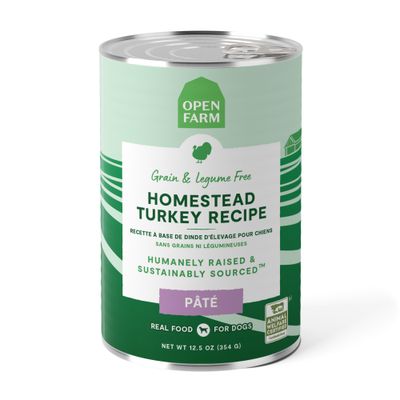 Open Farm Homestead Turkey Pâté for Dogs 12.5oz