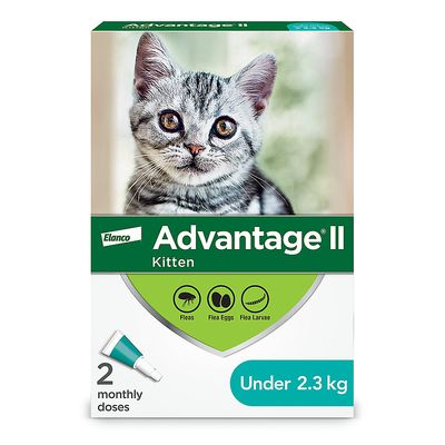 Advantage® II Kitten Once-A-Month Topical Flea Treatment - Under 2.3 kg