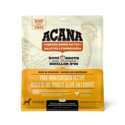 Acana Freeze-Dried Patties Free-Run Chicken Recipe Dog Food 14oz