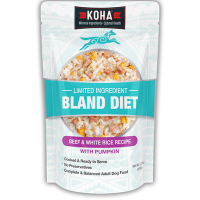 KOHA Limited Ingredient Bland Diet for Dogs - Beef &amp; White Rice Recipe 12.5oz