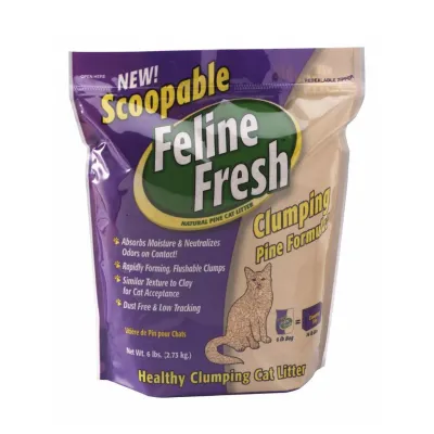 Feline Fresh Clumping Pine Litter Cat 34 lb