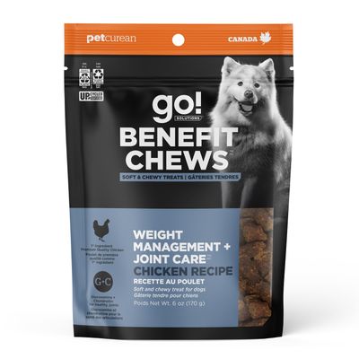 Go! Solutions Benefit Chews Weight Management + Joint Care Chicken Recipe for dogs 170g