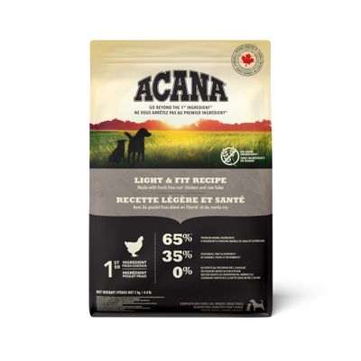 Acana  Light &amp; Fit Recipe Adult Dog Food
