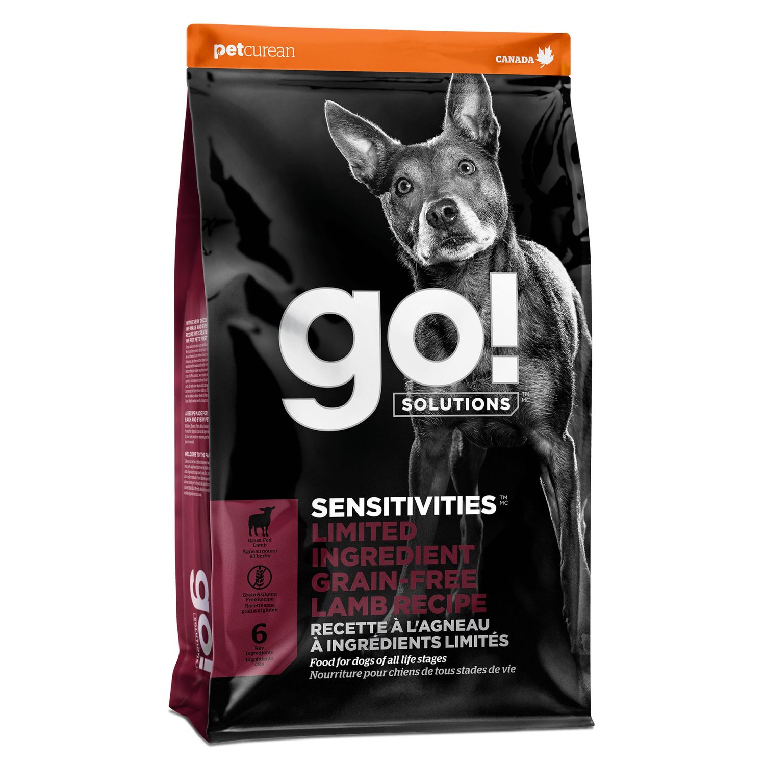 Go! Solutions Sensitivities Limited Ingredient Grain Free Lamb recipe for dogs, Size: 3.5 lb