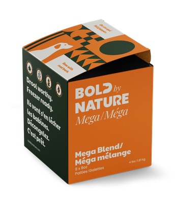 Bold by Nature Mega Blend Frozen Dog Food 4 lb